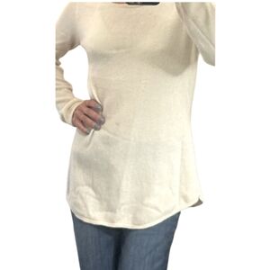 💫100% CASHEMIRE Crew Neck Knitted Long Sleeves Women’s Sweater Rare FIND